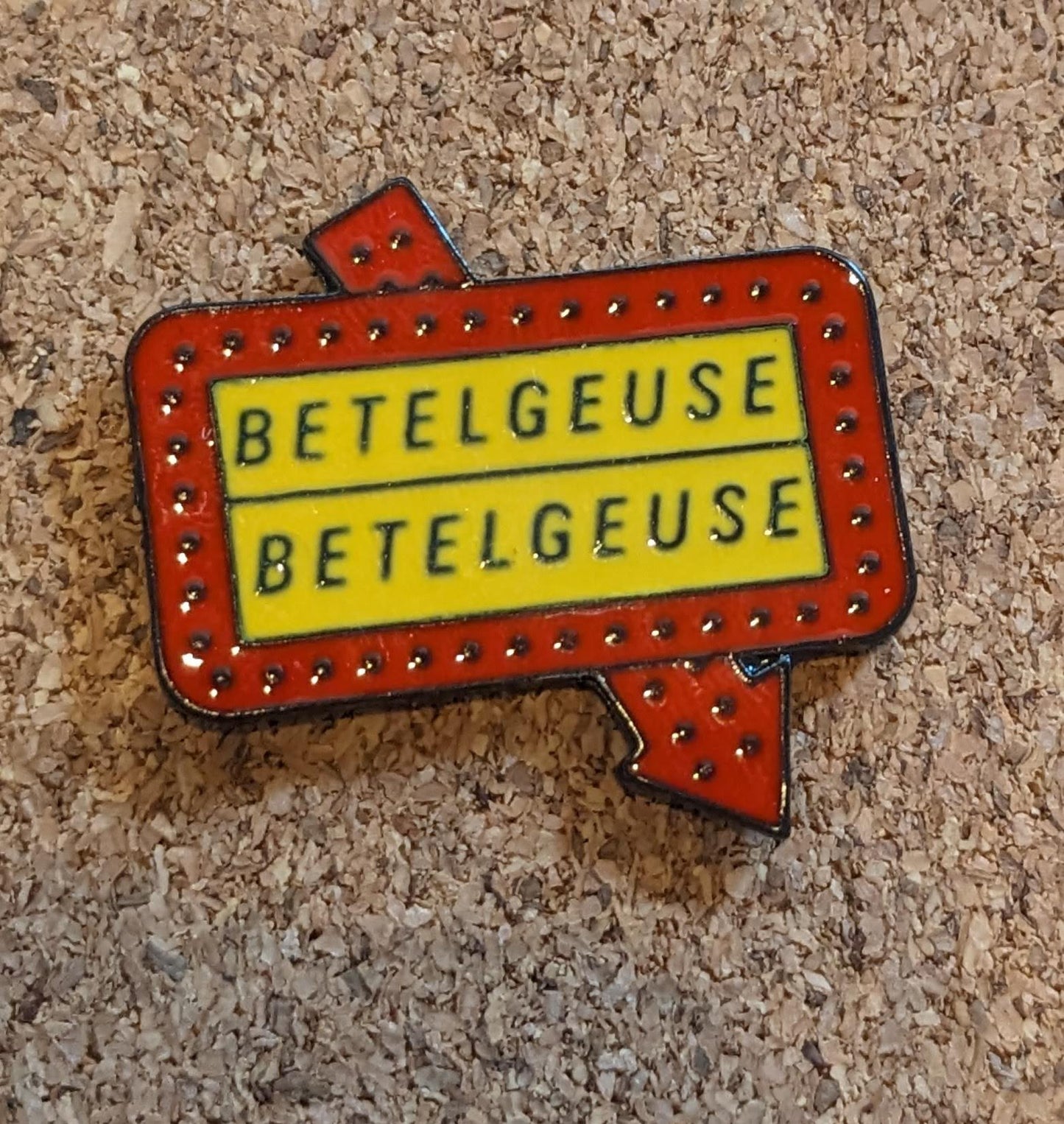 Betelgeuse Sign Pin