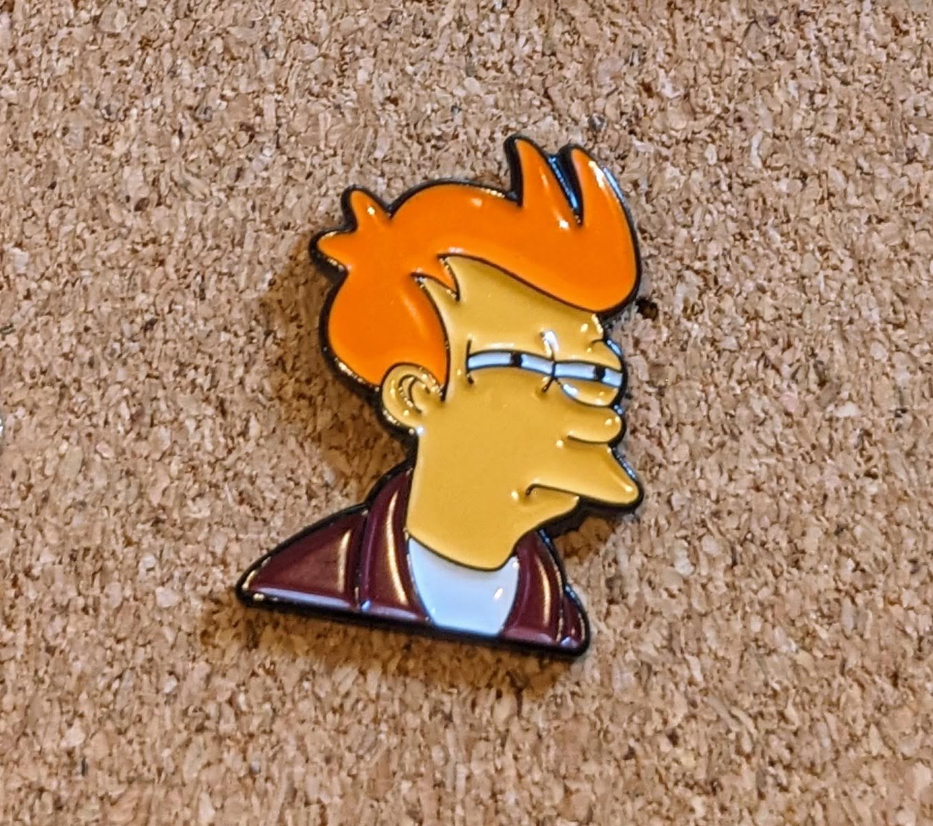 Fry from Futurama Pin