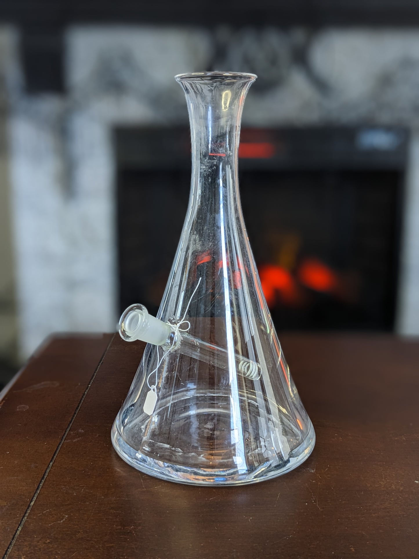 Repurposed Decanter Glass Water Smoking Piece