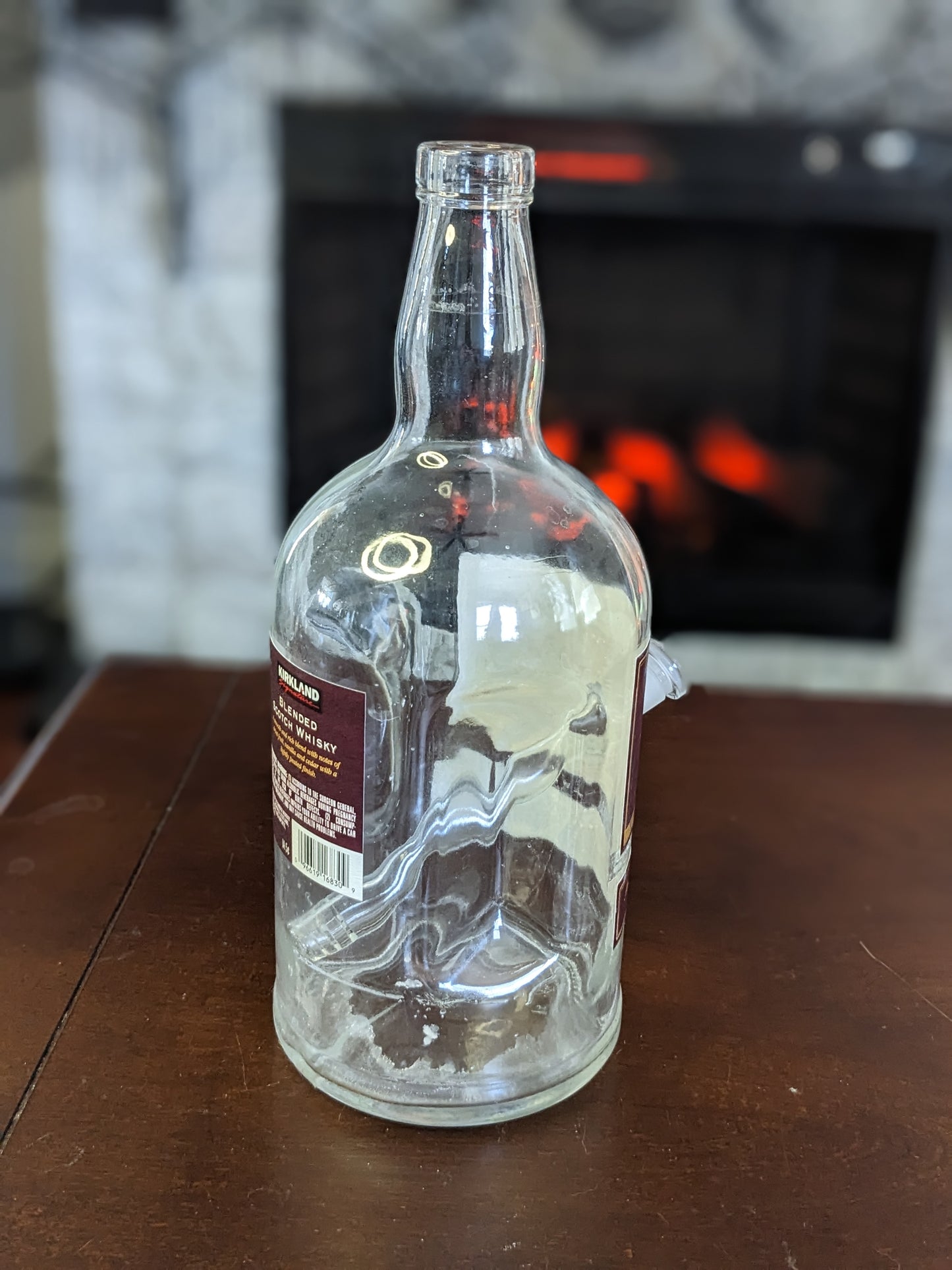 Extra Large Bottle Glass Water Piece