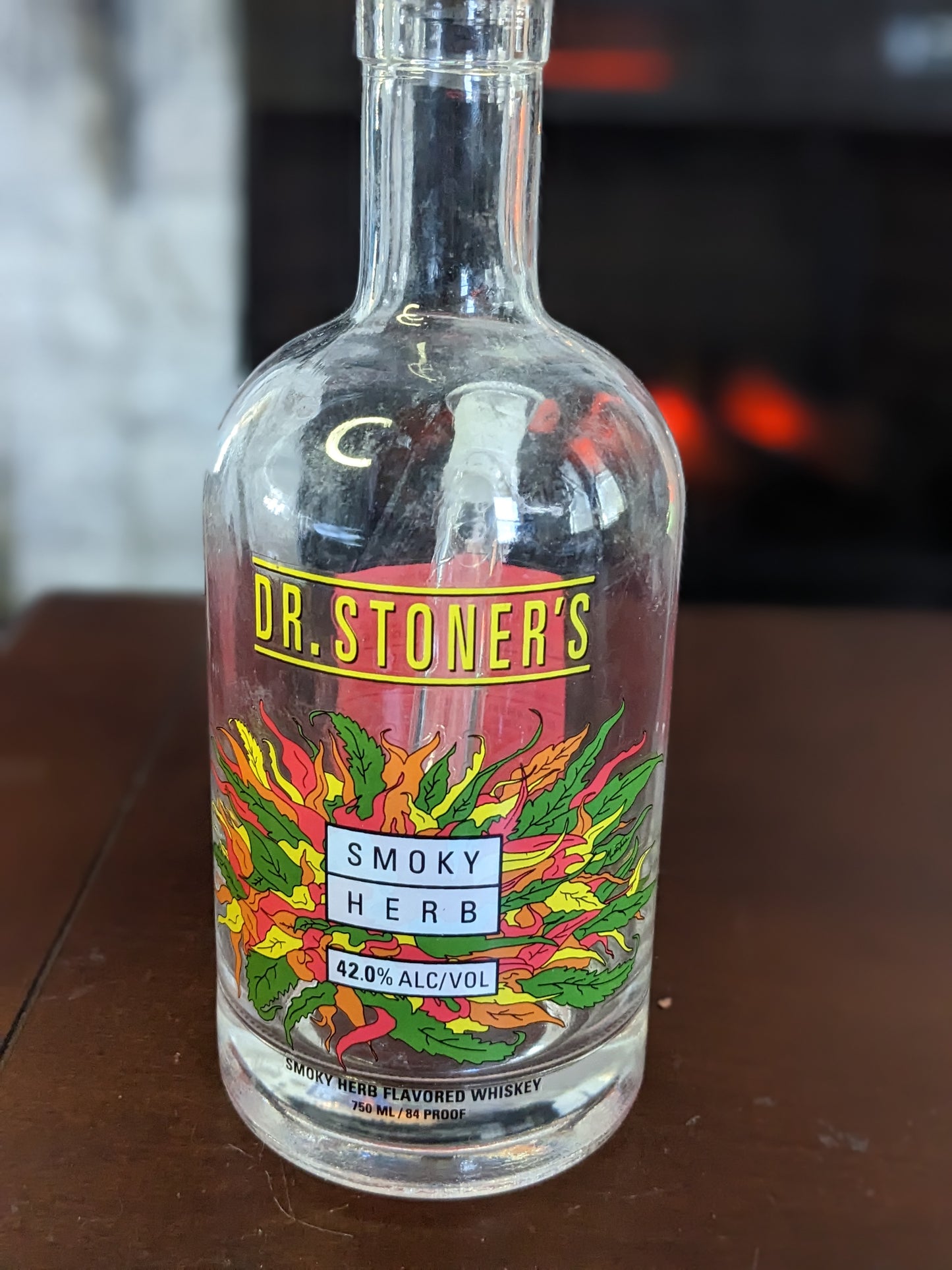 Repurposed Dr Stoner Bottle Glass Water Piece